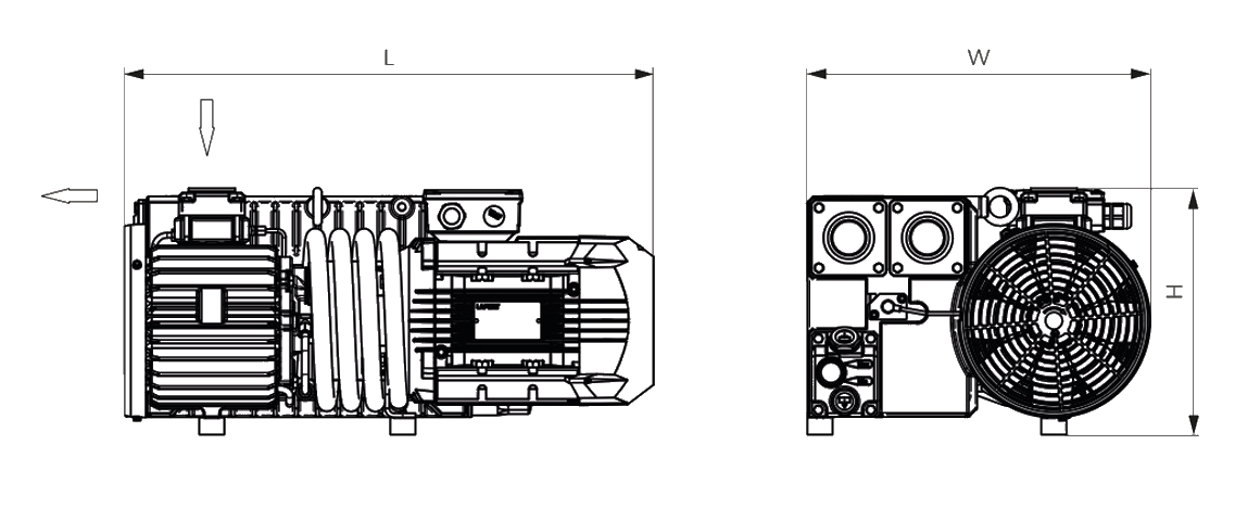 R 5 RA 0063 F旋片真空泵 R 5 RA 0063 F旋片真空泵
