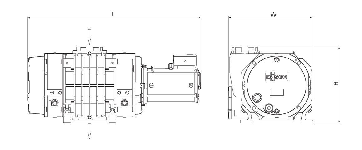 Panda WZ 2000 B羅茨真空泵 Panda WZ 2000 B羅茨真空泵