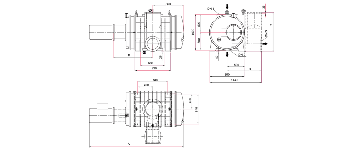 Okta 18000羅茨真空泵 Okta 18000羅茨真空泵