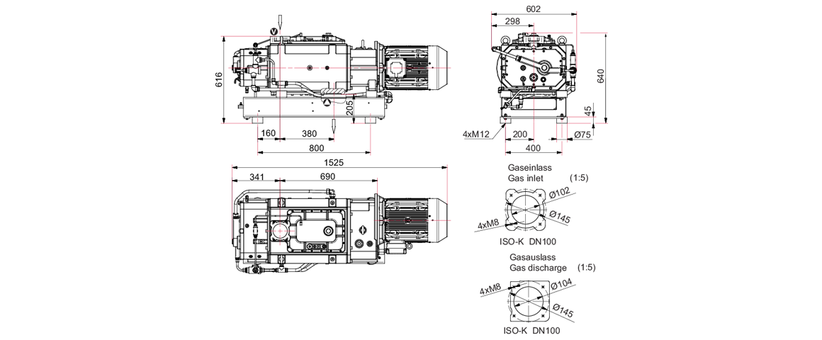 Hepta 630 P螺桿真空泵 Hepta 630 P螺桿真空泵