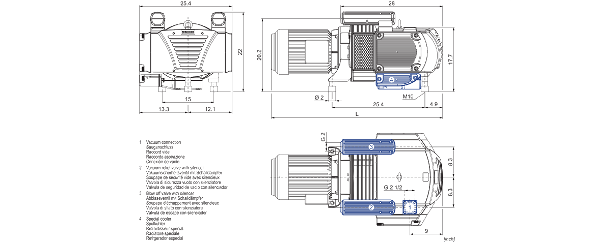VXLF 2.250 SK真空泵 VXLF 2.250 SK真空泵