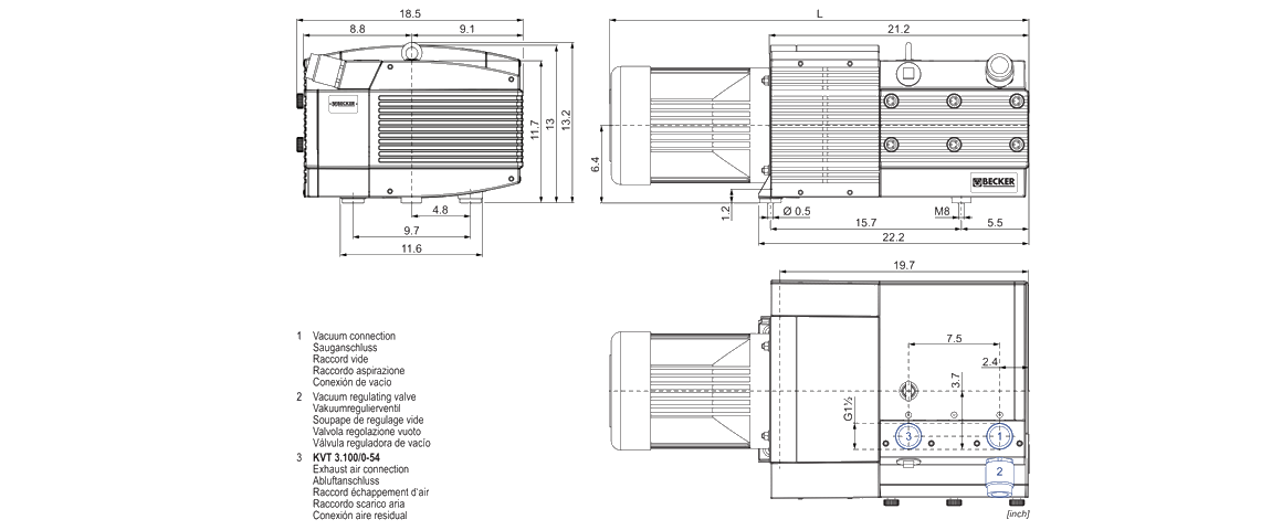 kvt3.100旋片真空泵 kvt3.100旋片真空泵