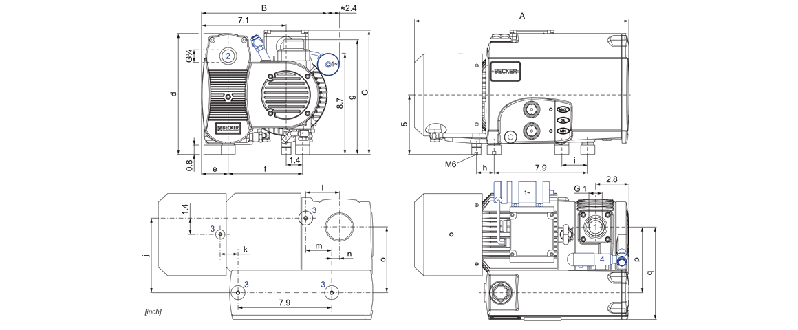 U4.40旋片真空泵 U4.40旋片真空泵