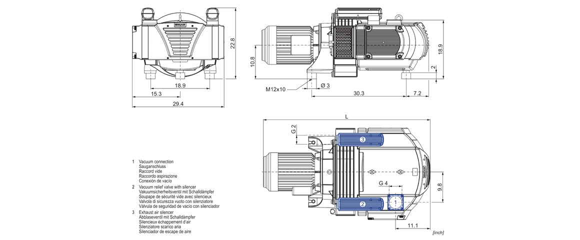 VTLF 2.500真空泵 VTLF 2.500真空泵