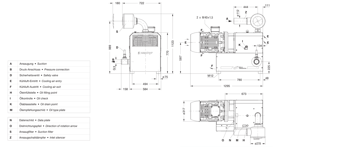 C-DLR 401爪式真空泵 C-DLR 401爪式真空泵