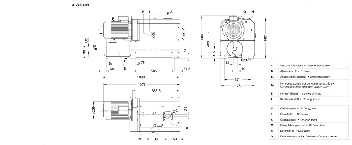 C-VLR 301爪式真空泵 C-VLR 301爪式真空泵